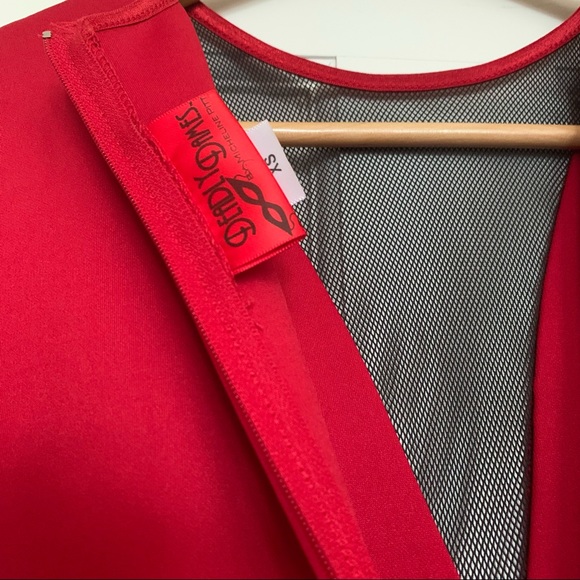 DEADLY DAMES Red and black Misfits Dress XS - Picture 3 of 4